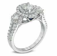 1.45 Carat Engagement Diamond Ring - Vera Wang brand