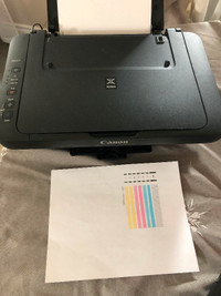 Canon color Printer, scanner, copier.  new print cartridges