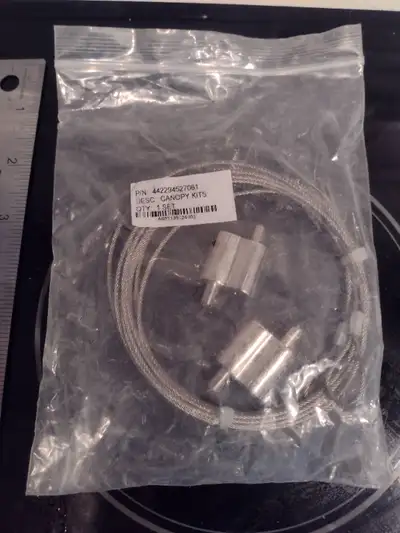 Canopy kits 442294527061 for ceiling lamp fixture (steel cables), View more