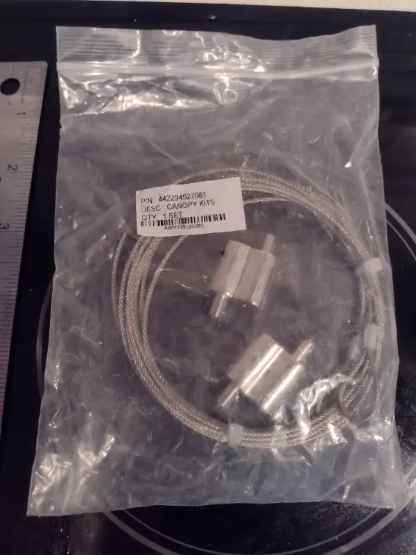 Canopy kits 442294527061 for ceiling lamp fixture (steel cables) in Indoor Lighting & Fans in Laval / North Shore - Image 2