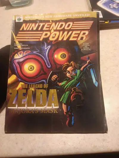 Zelda Nintendo's power missing posters has pokemon card , View more