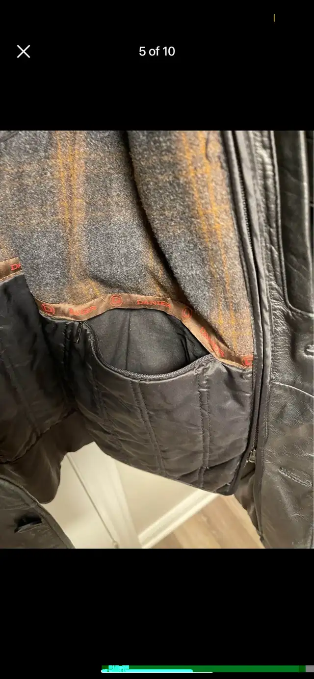 MENS DANIER SUPER SOFT LAMB SKIN BLACK LEATHER JACKET in Men's in Oshawa / Durham Region - Image 5