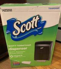 Scott folded towel dispenser