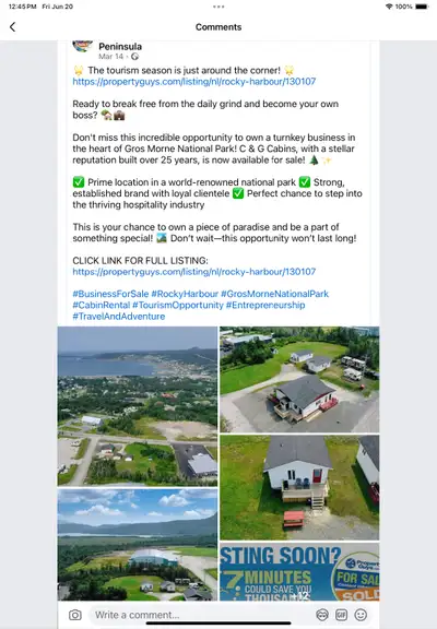 25 year turn key business for sale. With 5 rentals, laundry room, office, small trailer, shed and 1....
