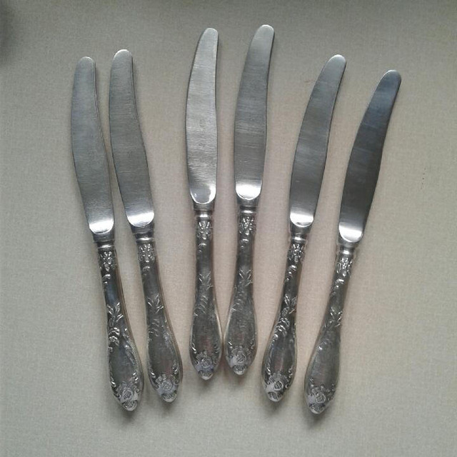 Antique USSR Melchior, aka German cutlery set for six 1960s in Arts & Collectibles in Markham / York Region - Image 4