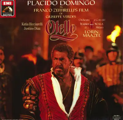 Placido Domingo Otello Angel Digital Vinyl Record 2 LP Box NM