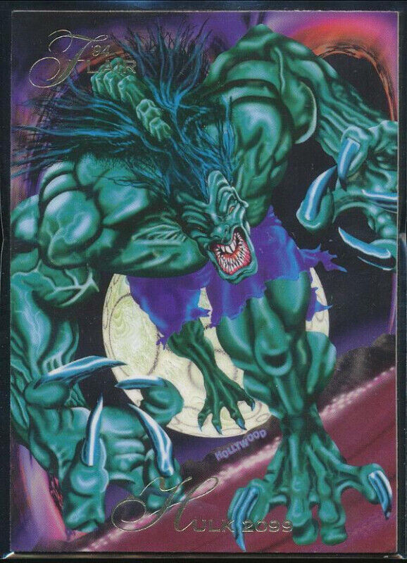 1994 Flair Marvel Annual Trading Card #111 Hulk 2099 NM/MT. dans Art et objets de collection  à Longueuil/Rive Sud