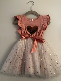 NWT Beautiful Heart Themed Fancy Dress 18M