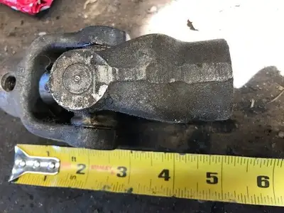 Universal joint , 5 inch , square  to round , 1 inch,   new, View more