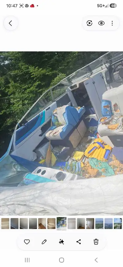 1988 Bayliner Capri Cuddy 21'6" I haven't had it in the water for 3 years when I took the cover off...