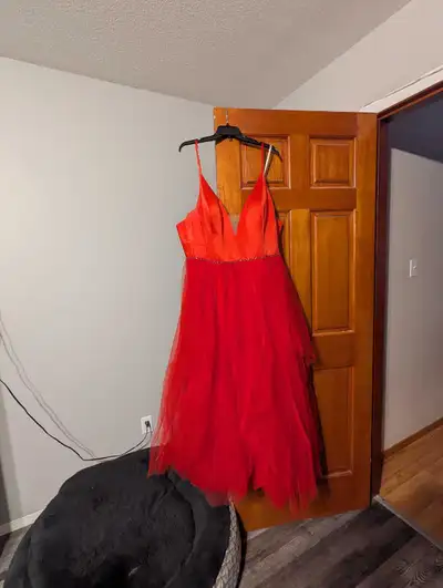 Red Grad dress/ Ball room, View more