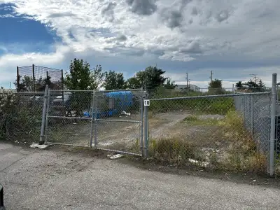 30 Foot x 55 Foot fenced yard for rent (1650 square feet) in Rocky view County (east side of city) 3...
