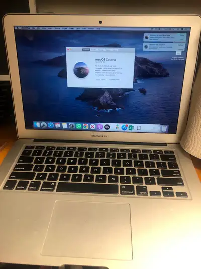 Very nice MacBook Air 13 from mid 2012. Core i5 1.8Gha, GHz, for gigabytes of RAM, excellent battery...