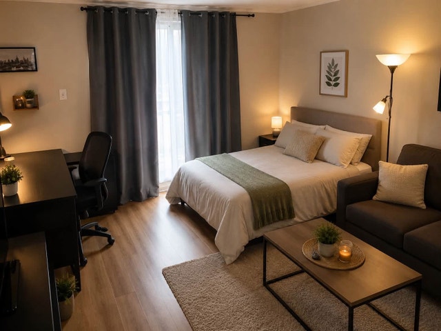 Grand 3 1/2 dans immeuble en beton Ahunstic/ville Saint-Laurent — photo 1