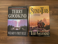 HARDCOVER. Terry Goodkind SOT # 1-2. Like new condition.
