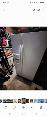 FREE DELIVERY!! Flawless Kenmore French side by side fridge $380