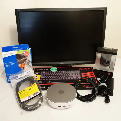 HP Pavilion MINI Desktop & Acer 22" LCD Monitor Bundle + EXTRAS!, View more