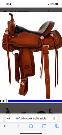 Wanted: 16” Billy Cook Saddle semi qh bars