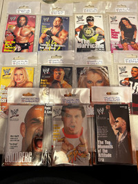 WWE WWF Wrestling MINI MAGAZINES Piper Divas Goldberg Booth 264