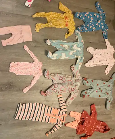 Newborn girl clothing lot, View more