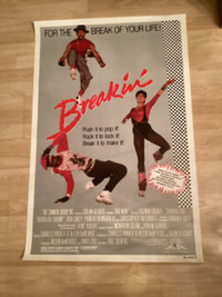 Original 27x41 poster from the movie BREAKIN