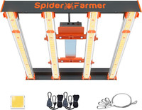 2 Spider Farmer SE3000 Bar Style LED Grow Lights 300W