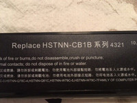 LAPTOP BATTERY HSTNN-CB1B (NEW!) FOR HP and COMPAQ