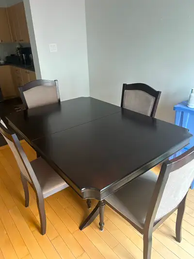 Dining room table with leaf, View more