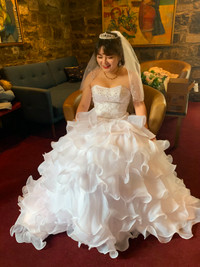 Gorgeous Princess/Fairytale Wedding dress Size 6-8