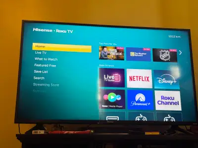 Hisense 50” 4K Roku Smart TV - No Issues (OBO), View more