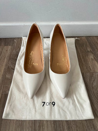 White Shoes Wedding Shoes Size 7