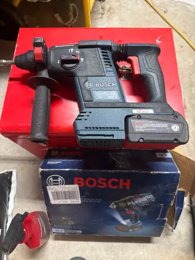Bosch Hammer Drill. And SDS chipper , View more
