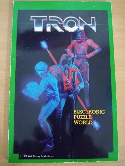 Vintage 1982 Tron puzzle book, View more