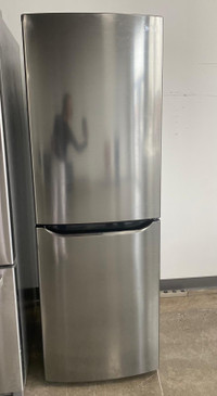24” LG bottom freezer stainless steel 