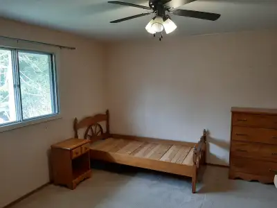 One very nice & large room available to rent now. The room has two closets, a chest of drawers, a ta...