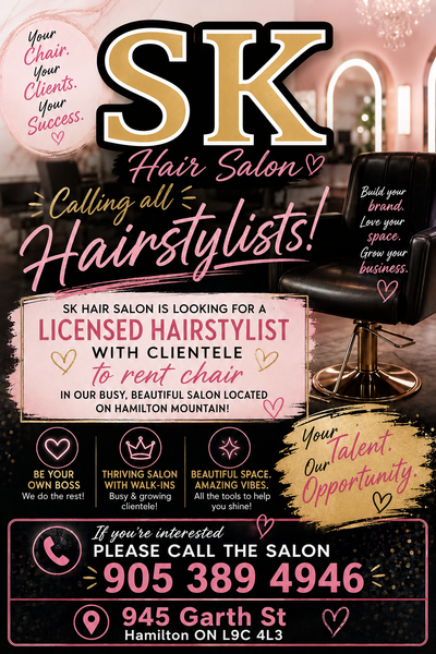 Hairstylist Chair Rental At SK, View more