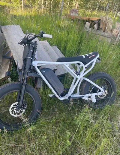 Ridstar Q20 1000 watts ebike No issues Upgrade list: New grips, new front plate, new headlight, new...