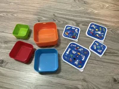 Tyrrell Katz set 4 kids snack container box contenants enfants , View more