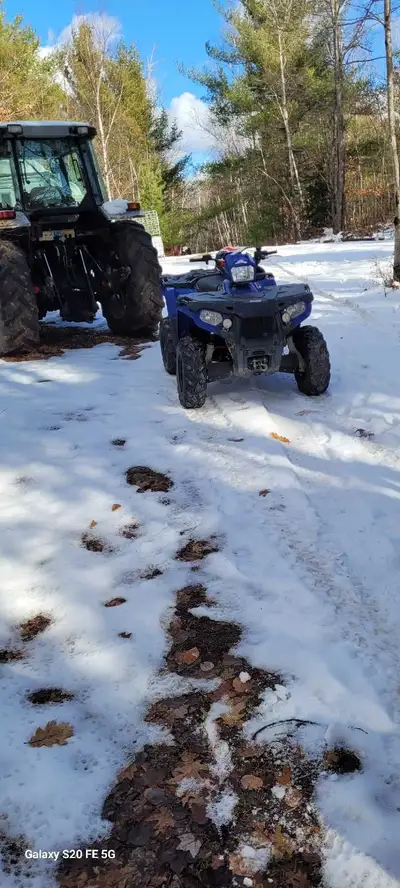2020 polaris sportsman 450 HO. I'm asking 5,500 obo. It has 2,216 kms. It runs perfect and everythin...