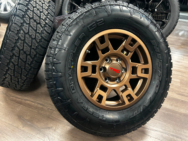 T29. 2024 Toyota 4Runner / Tacoma Satin Bronze TRD wheels and To dans Pneus et jantes  à Ville d’Edmonton