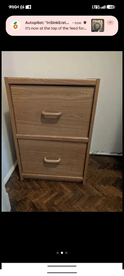 Oak Wood Filing Cabinet, View more