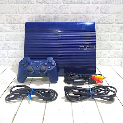 250GB Playstation 3  PS3 Super Slim | Rare Azurite Blue, View more