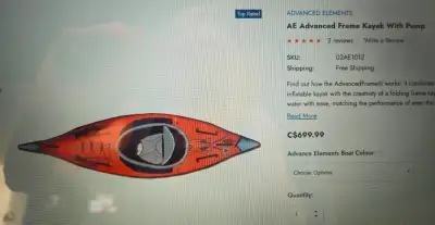 KAYAK - Advanced Element Inflatable & Pump & Paddle, View more