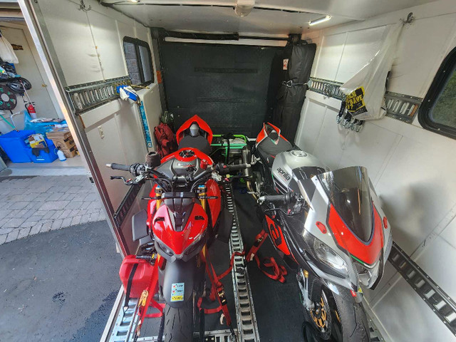 Enclosed Trailer Motorcycle Hauling in Cargo & Utility Trailers in Trenton - Image 4