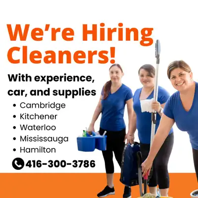 We’re Hiring Cleaners Now!, View more
