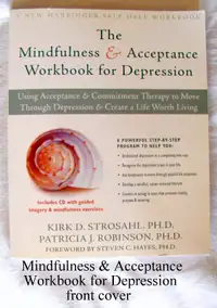 Mindfulness & Acceptance Workbook for Depression, like new