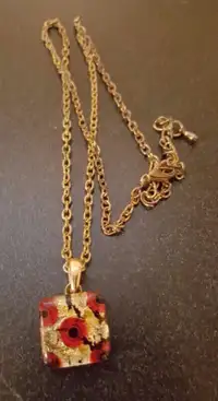 Murano Glass Pendant Necklace