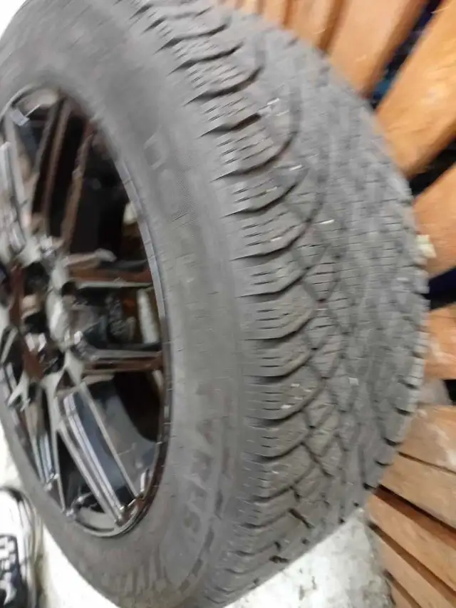 4 mags noir 5x108 + 3 pneus 22555 18 neuf in Tires & Rims in City of Montréal - Image 4