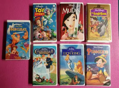 WALT DISNEY VHS TAPES , View more