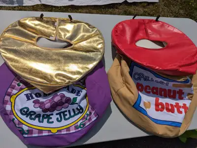 Matching Child Halloween Costume - PB&J: Ages 4-12 Available two (2) matching costumes: one (1) pean...